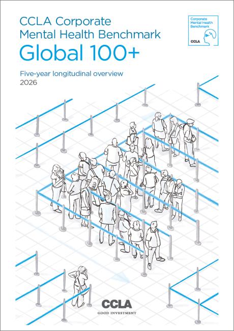 Cover page of the CCLA Modern Slavery Global Benchmark 2026