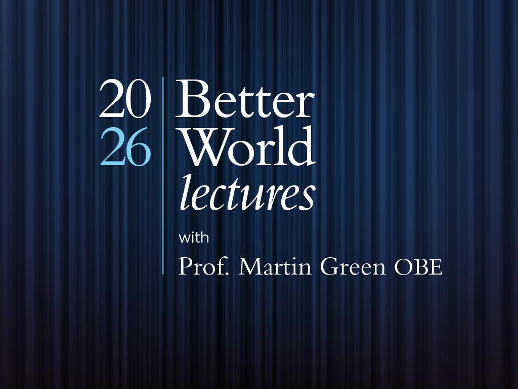 2026 Better World lectures graphic